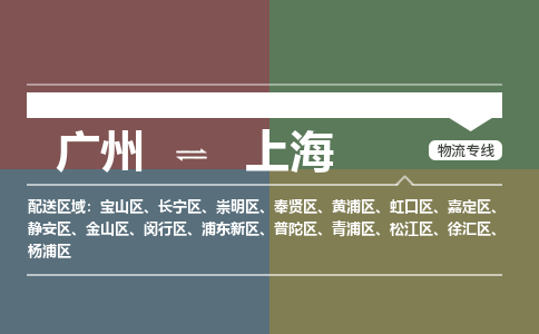 广州到上海电商物流配送-广州到上海物流招标专线-代发快递城市配送等服务