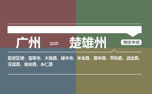 广州到楚雄州电商物流配送-广州到楚雄州物流招标专线-代发快递城市配送等服务