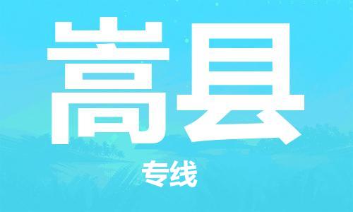 新丰县到嵩县物流公司-新丰县到嵩县专线-零担物流