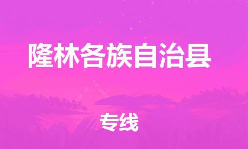 新丰县到隆林各族自治县物流专线-新丰县至隆林各族自治县货运-灵活多样的