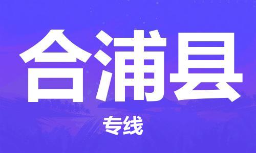 惠东县到合浦县物流专线-惠东县至合浦县货运集装箱运输物流专线服务