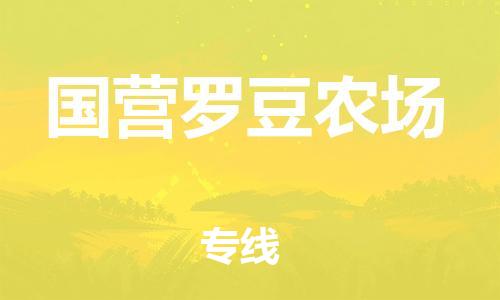 新丰县到国营罗豆农场物流公司-为您保驾护航新丰县至国营罗豆农场专线