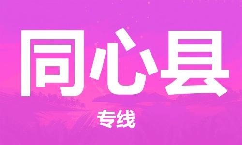新丰县到同心县物流公司-新丰县到同心县专线-直达快运